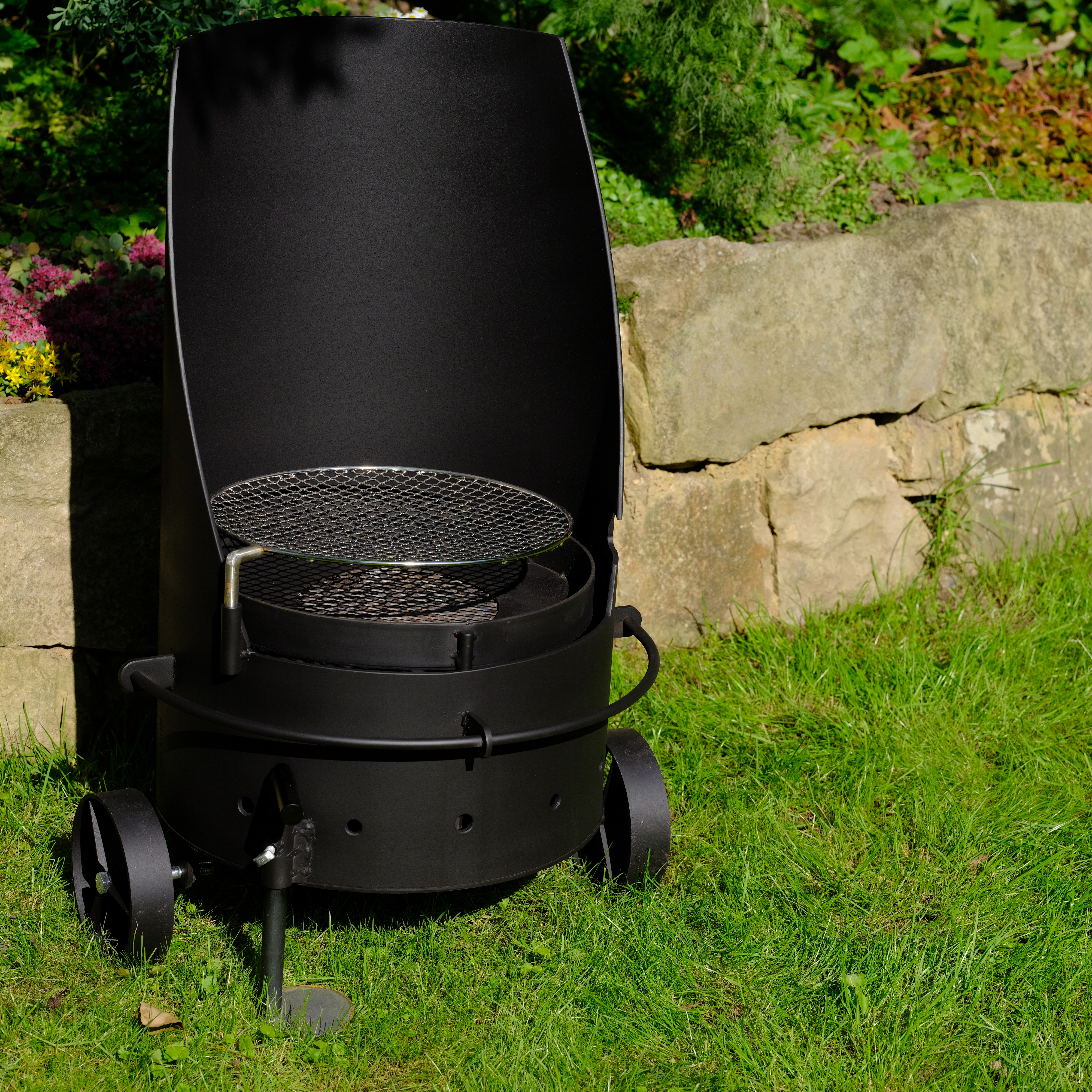 Feuerwagen für Grill